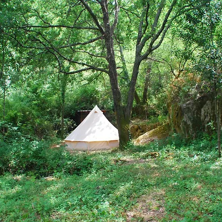 Tente Tipi Nature, Calme, Cascade Et Baignade A 10 Minutes A Pieds Saint-Laurent-le-Minier Exterior photo