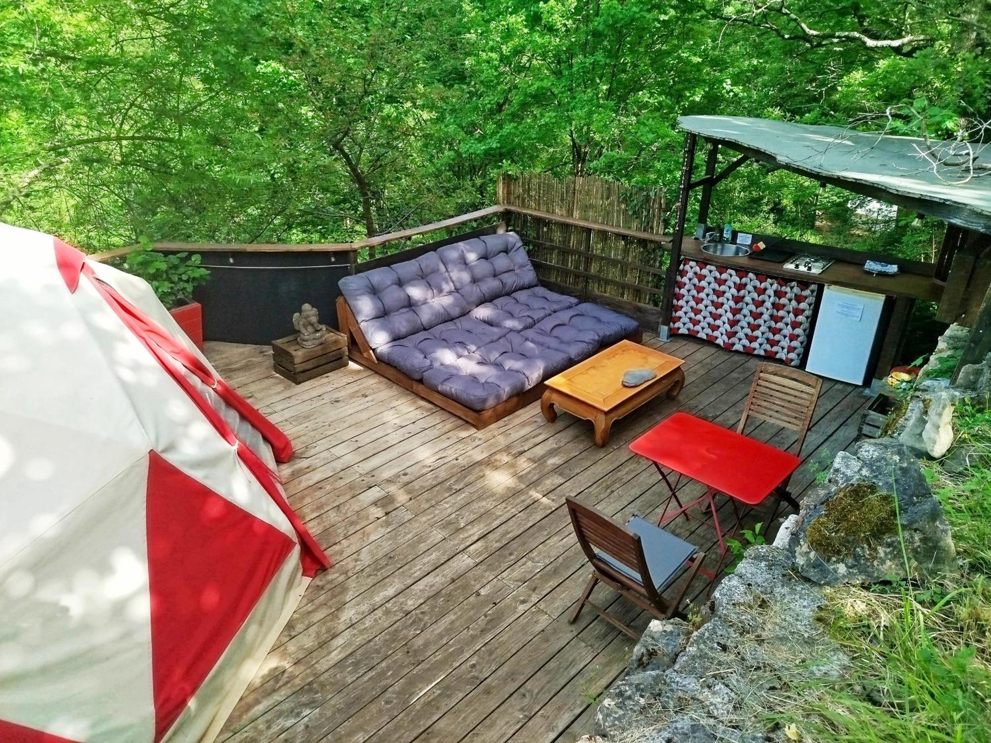 Luxuszelt Tente Tipi Nature, Calme, Cascade Et Baignade A 10 Minutes A Pieds Saint-Laurent-le-Minier