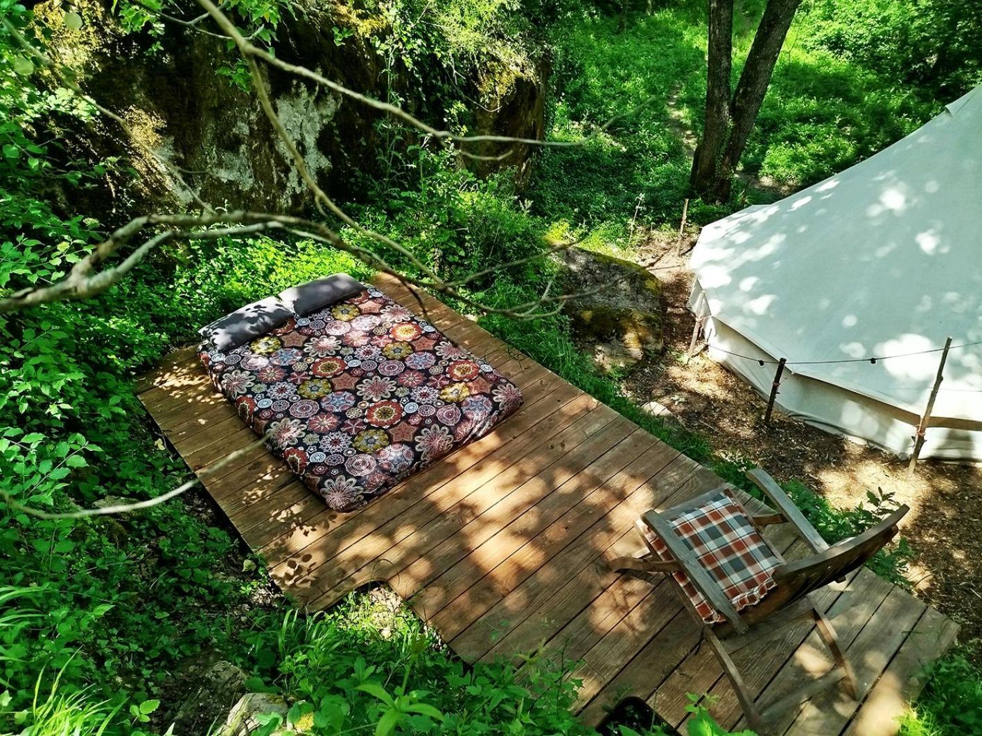 Luxuszelt Tente Tipi Nature, Calme, Cascade Et Baignade A 10 Minutes A Pieds
